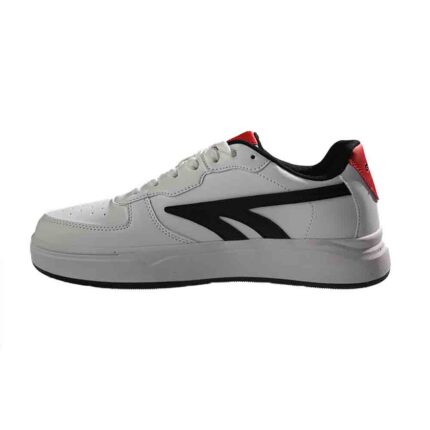 Varsity Court White-Black-Red